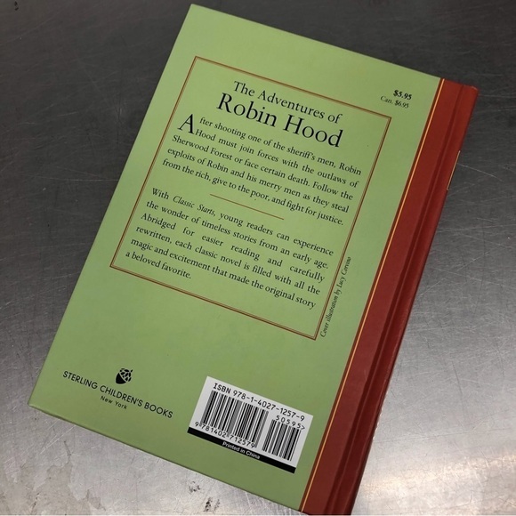 Classic Starts: The Adventures of Robin Hood, Hardback book. - Picture 5 of 6